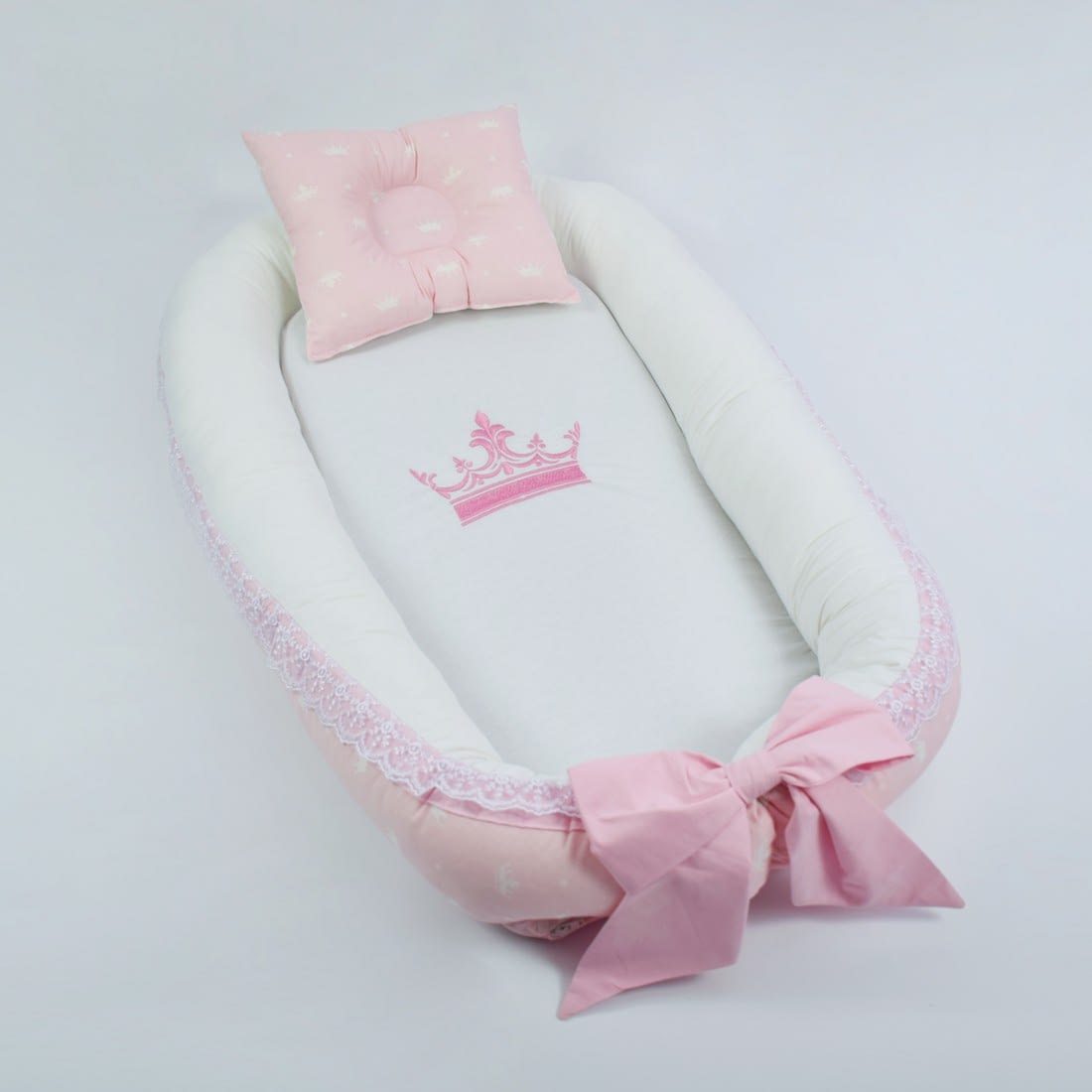 BABYNEST „Royal Pink" - Nestchen für Neugeborene