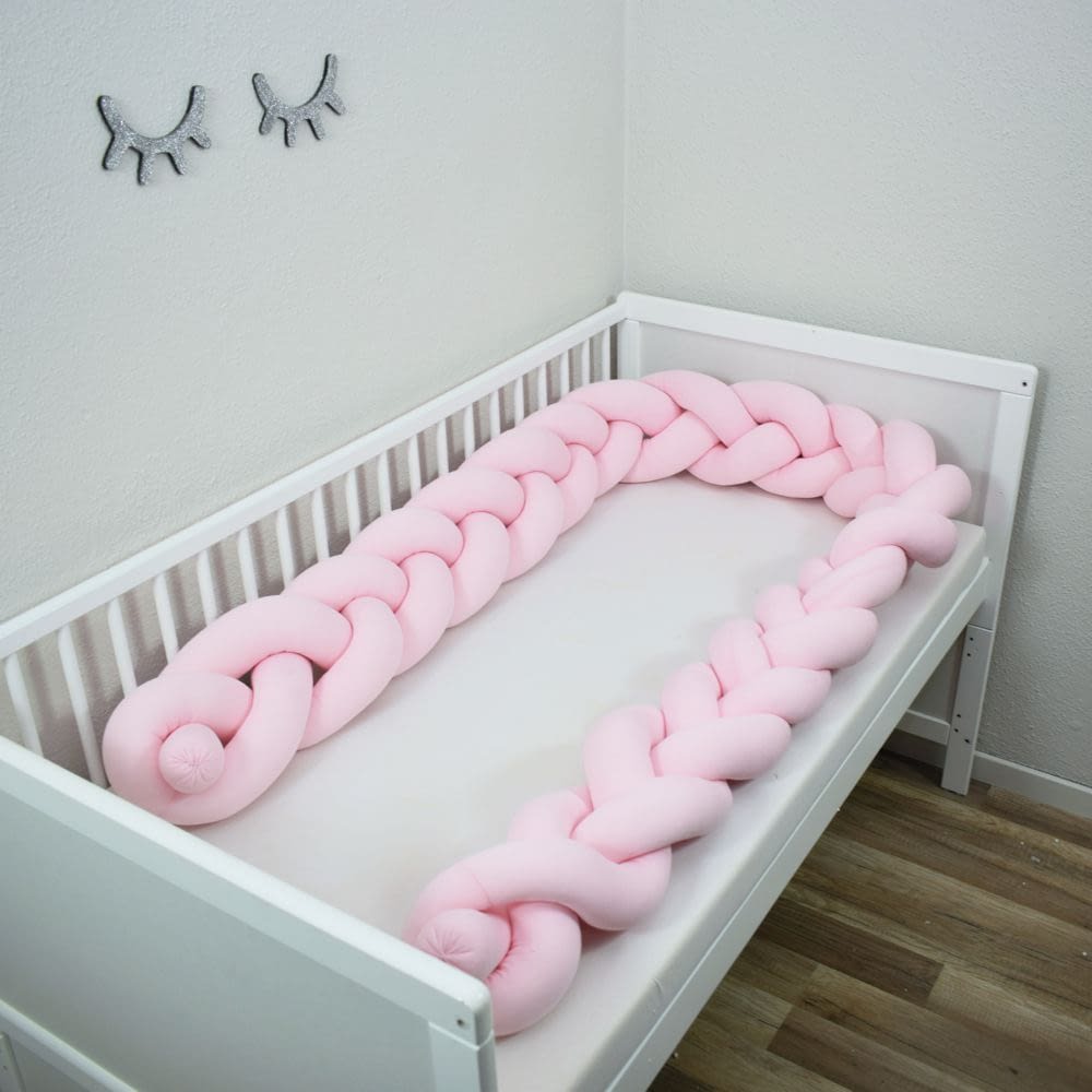BABYBOO Zopfschlange 3 Meter "Rosa" - babyroom.ch